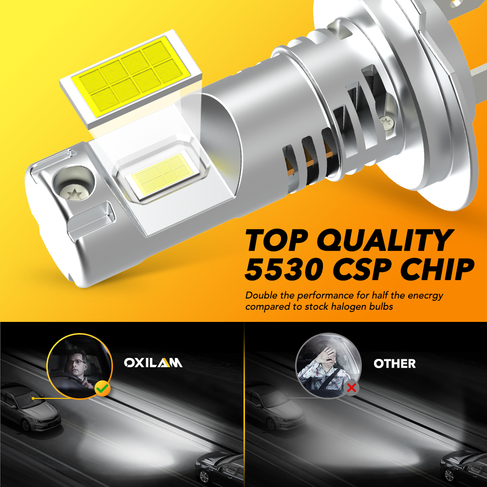2 uds H7 LED Can bus bombilla  - Headlight Aiming Tool reseña y precio
