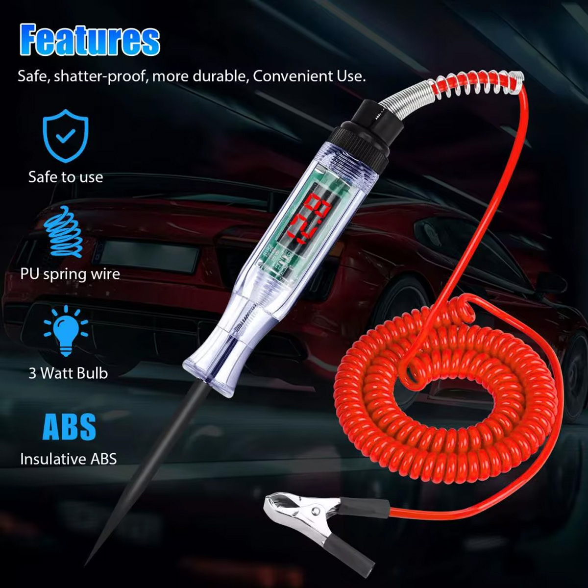 Probador de circuito automotri - Car Diagnostic Tool reseña y precio