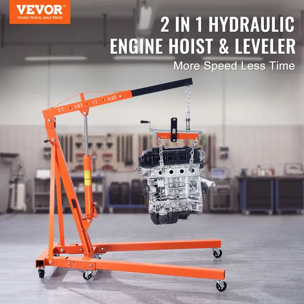Polipasto de motor hidráulico  - Engine Hoist Crane reseña y precio