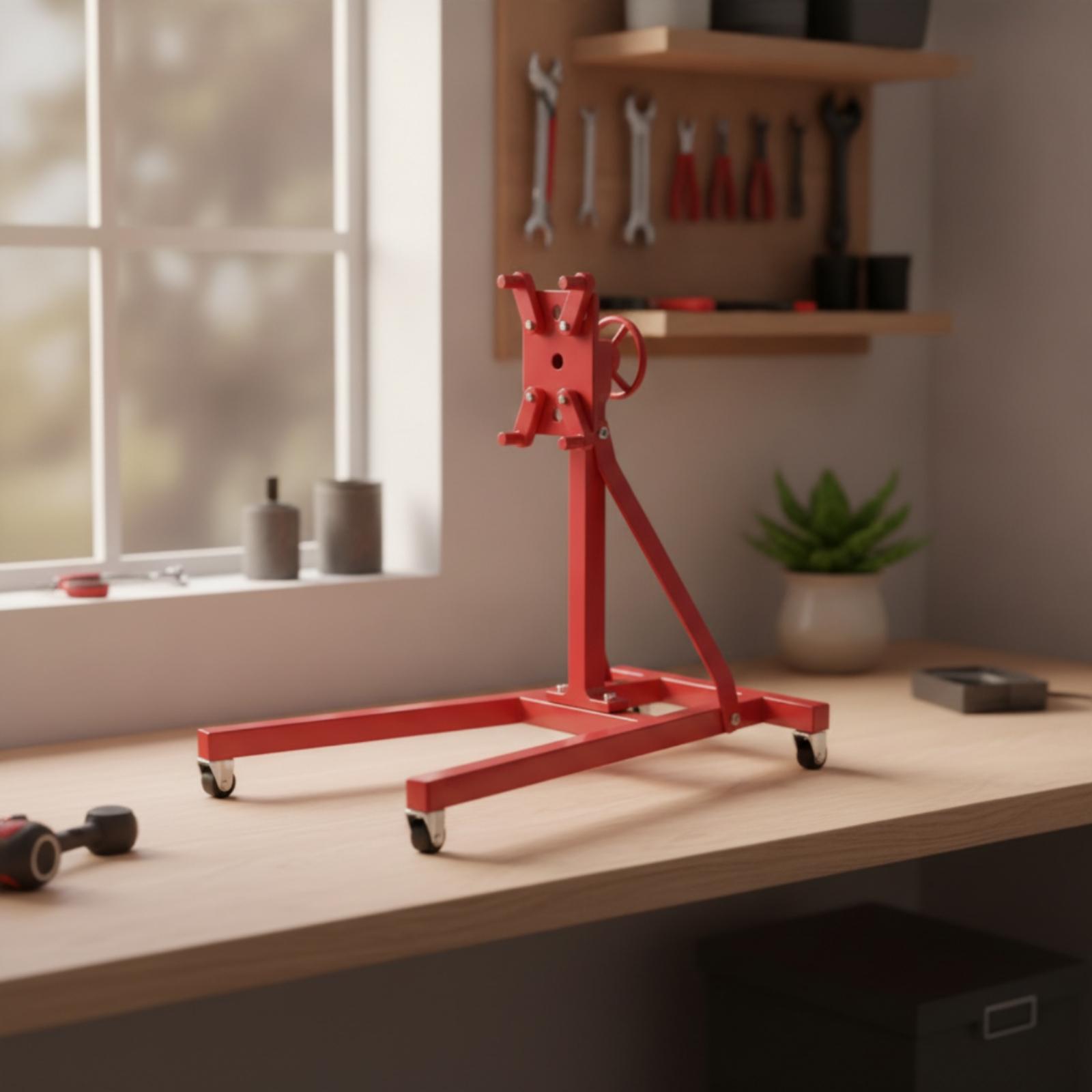 Grúa de metal modelo motorizad - Engine Hoist Crane reseña y precio