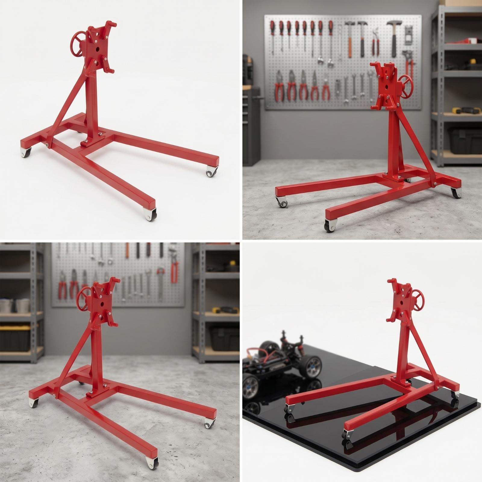 Grúa de metal modelo motorizad - Engine Hoist Crane reseña y precio