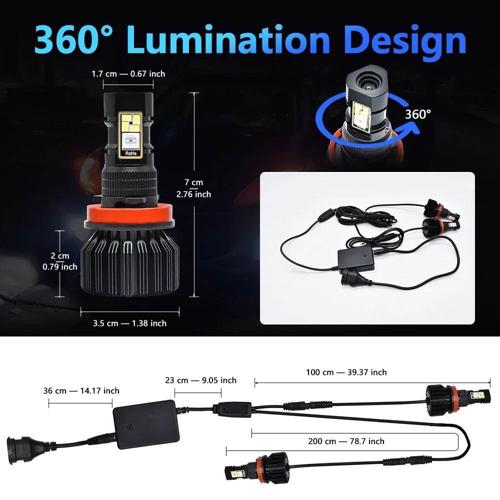 Bayerley RGB 5050 Luz antinieb - Headlight Aiming Tool reseña y precio