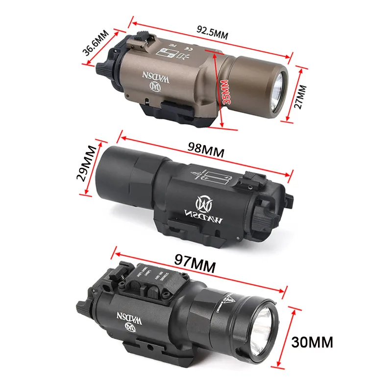 Linterna Táctica WADSN XH35 Su - Timing Light Gun reseña y precio