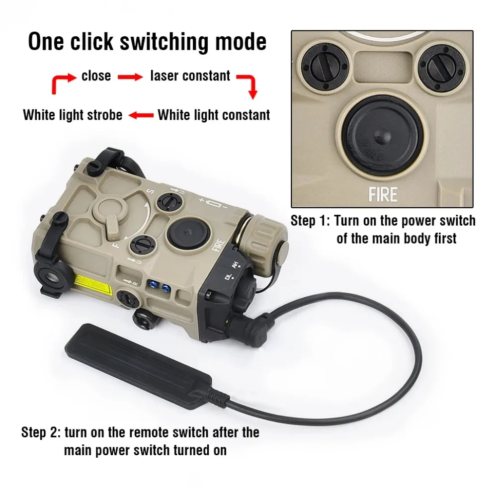 Linterna táctica OGL de nailon - Timing Light Gun reseña y precio