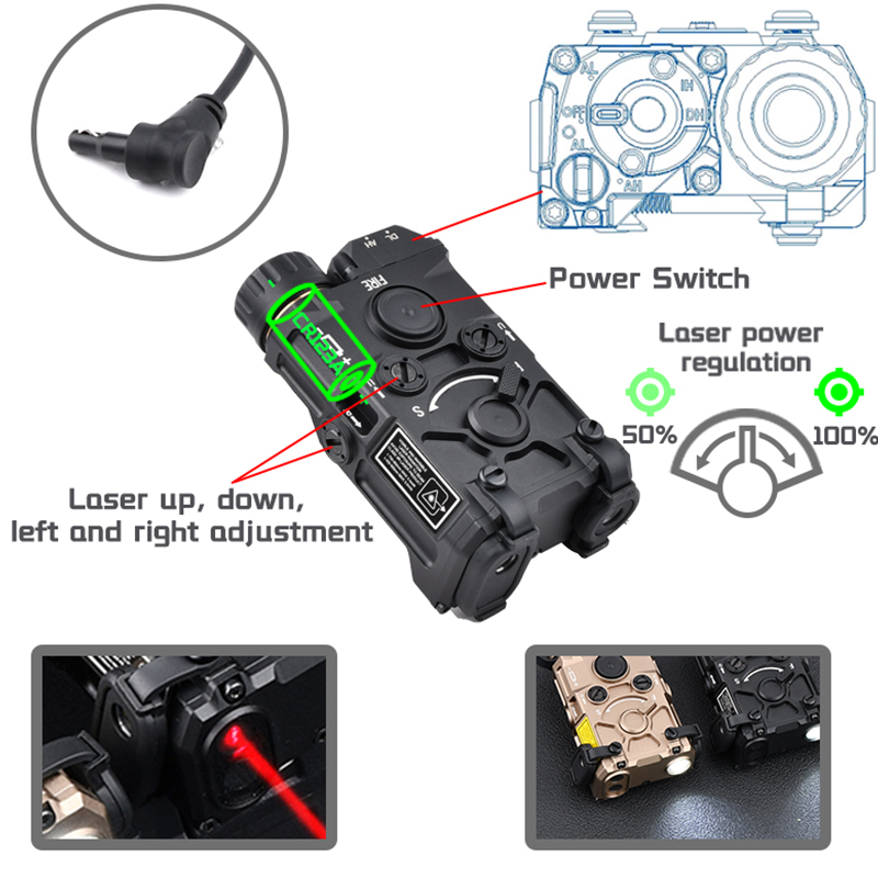 Metal táctico OGL punto rojo v - Timing Light Gun reseña y precio