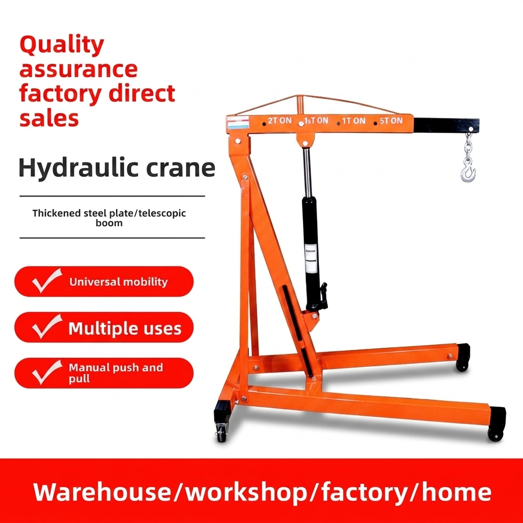 Grúa Hidráulica Manual Plegabl - Engine Hoist Crane reseña y precio