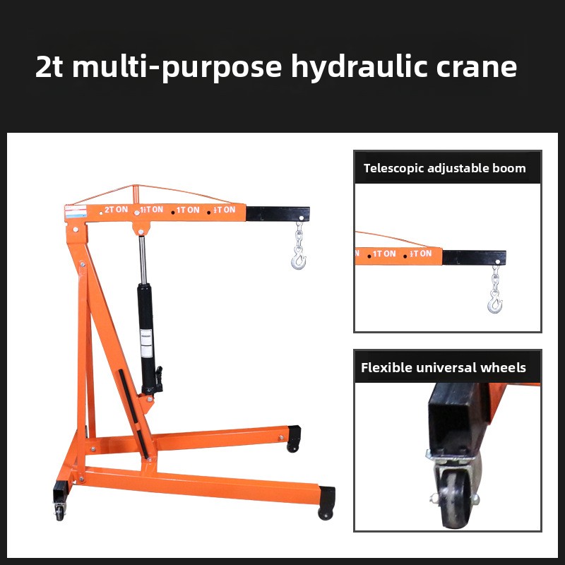 Grúa Hidráulica Manual Plegabl - Engine Hoist Crane reseña y precio