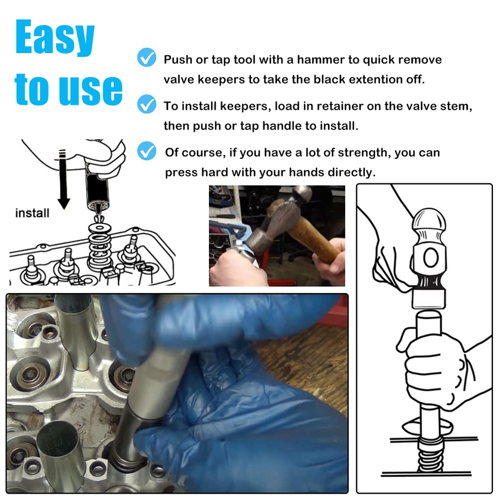 Kit de instalación y removedor - Valve Spring Compressor reseña y precio